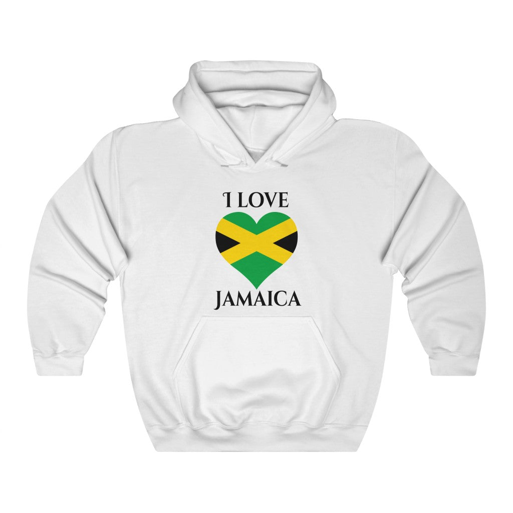 Jamaica Heart Flag Hoodie Sweatshirt 1 - Unisex