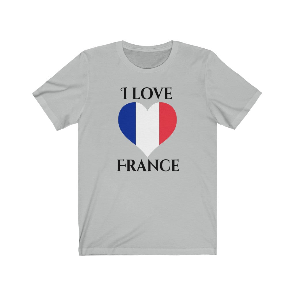 France Heart Flag Premium Tee 1 - Unisex