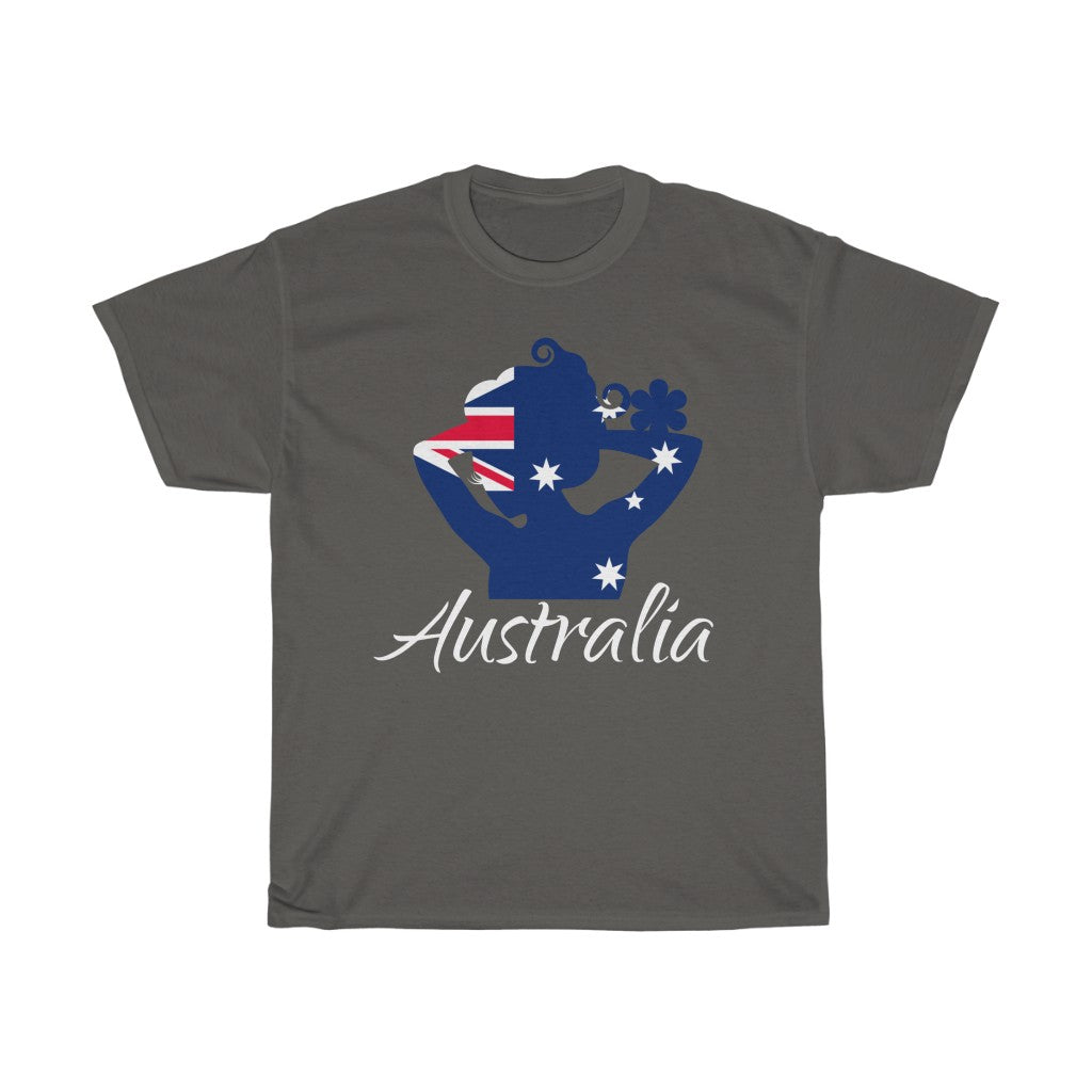 Australia Lady Flag Standard Tee 2 - Unisex