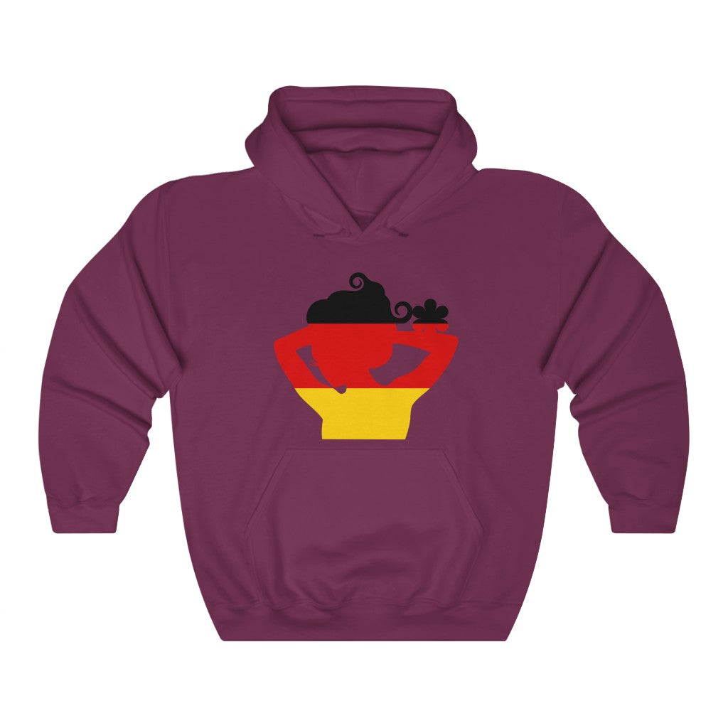 Germany Lady Flag Hoodie Sweatshirt - Unisex