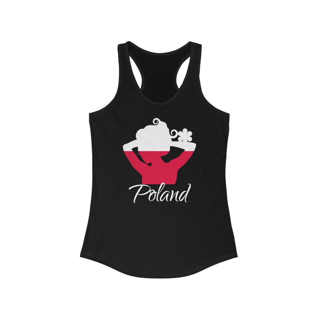 Poland Lady Flag Tank 2 - Women