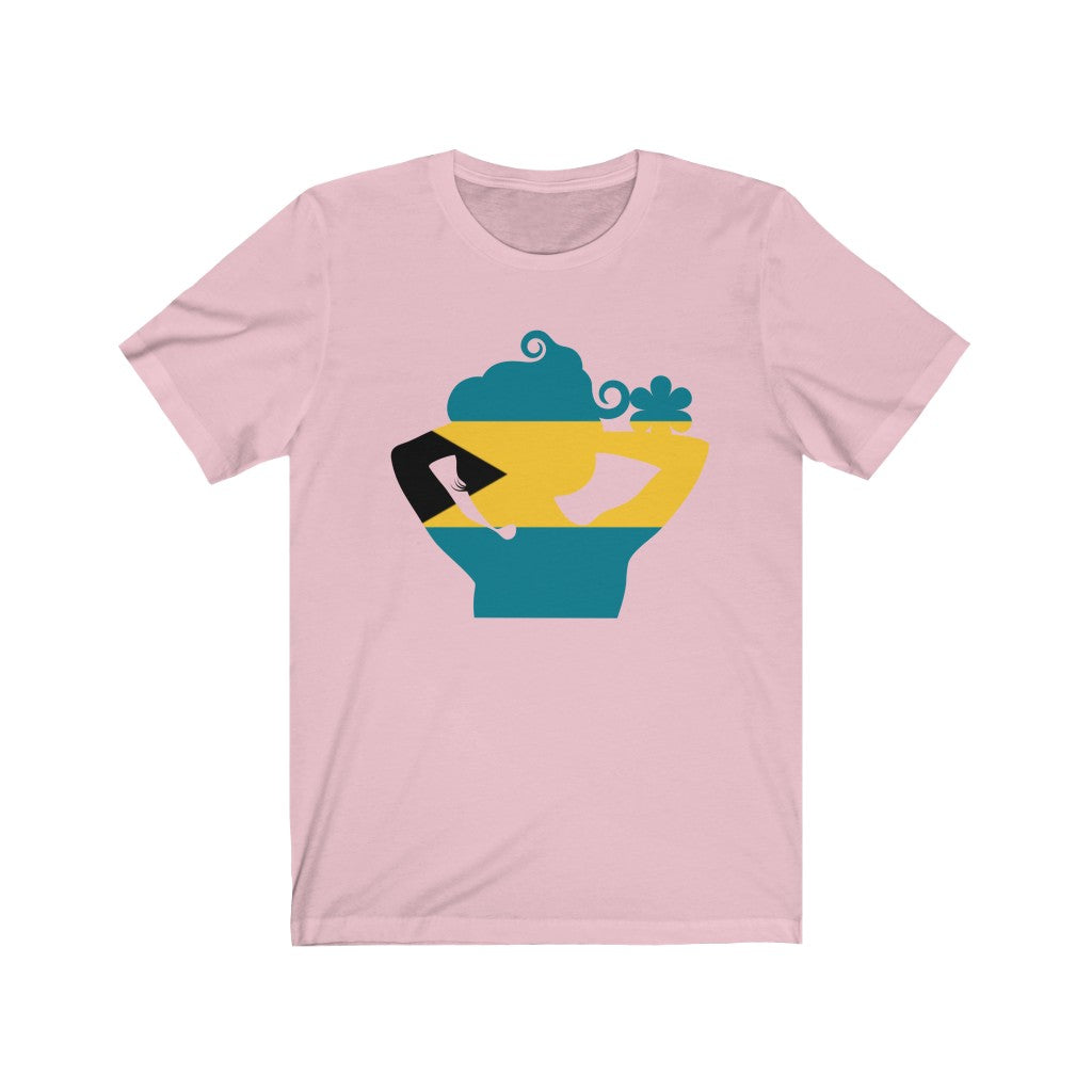 Bahamas Lady Flag Premium Tee - Unisex