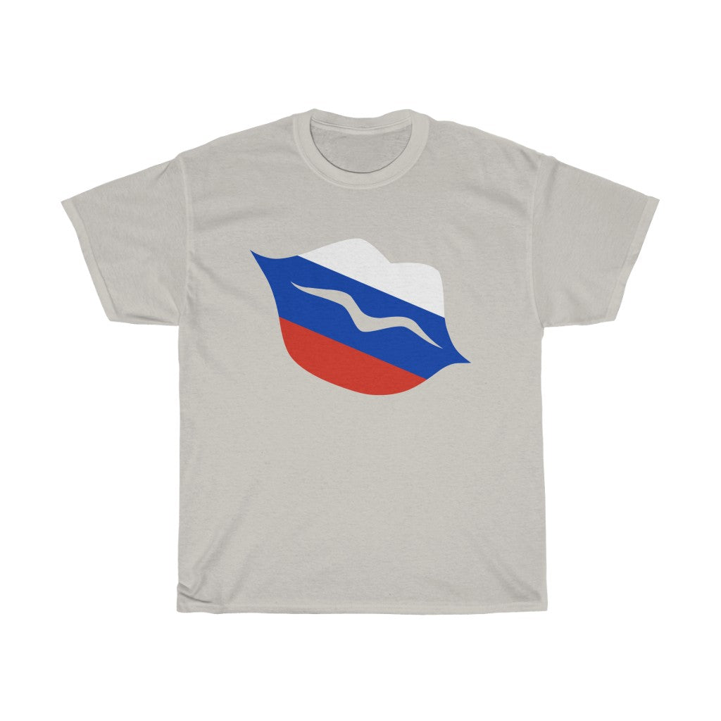 Russia Lips Flag Standard Tee - Unisex