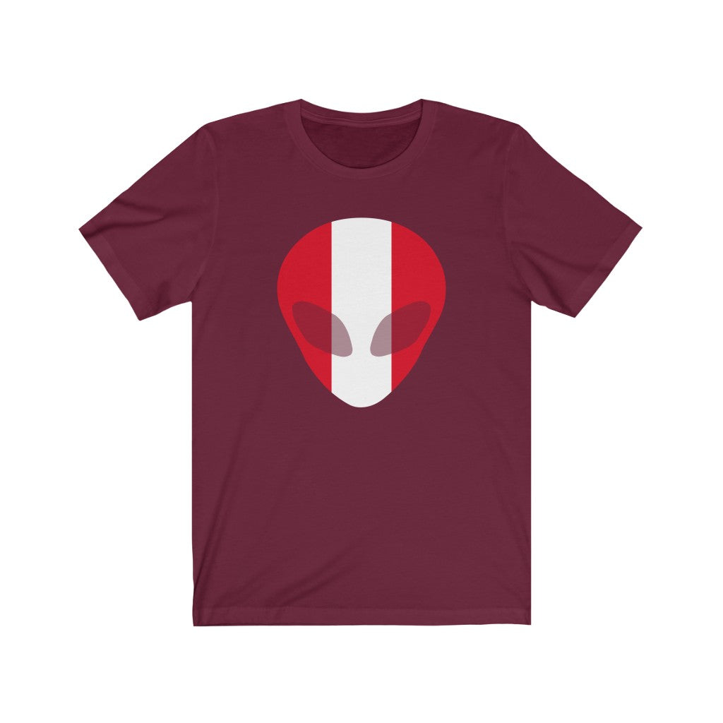 Peru Alien Flag Premium Tee - Unisex