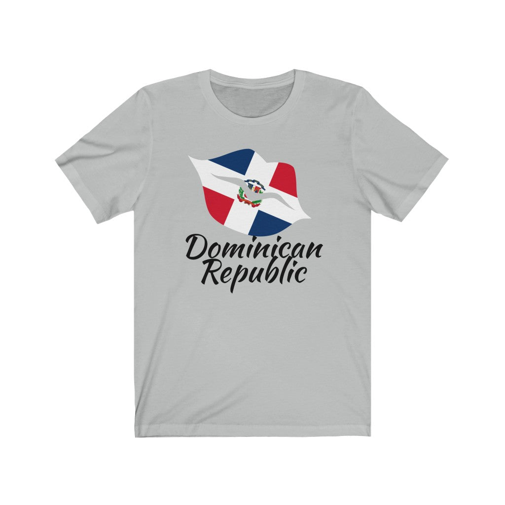 Dominican Republic Lips Flag Premium Tee 1 - Unisex