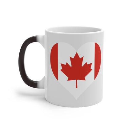 Canada Heart Color Changing Mug