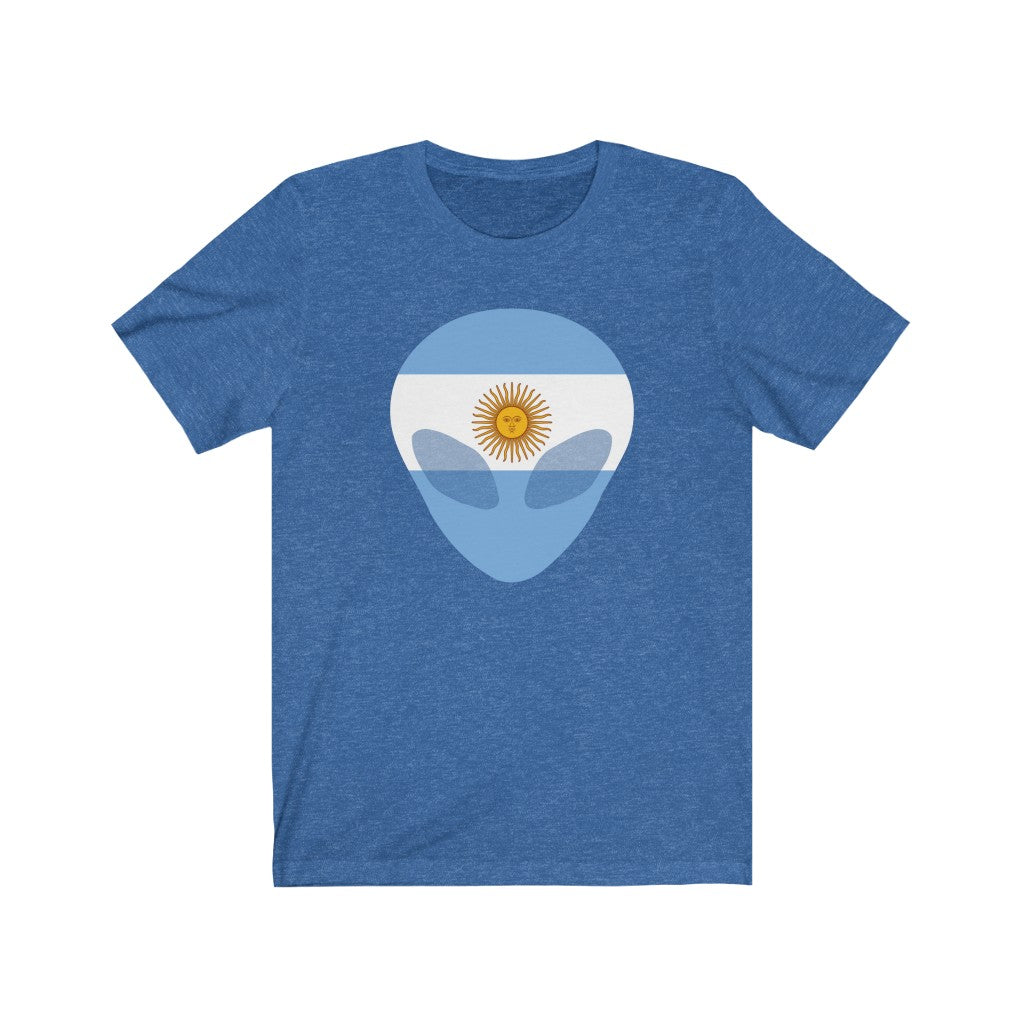 Argentina Alien Flag Premium Tee - Unisex