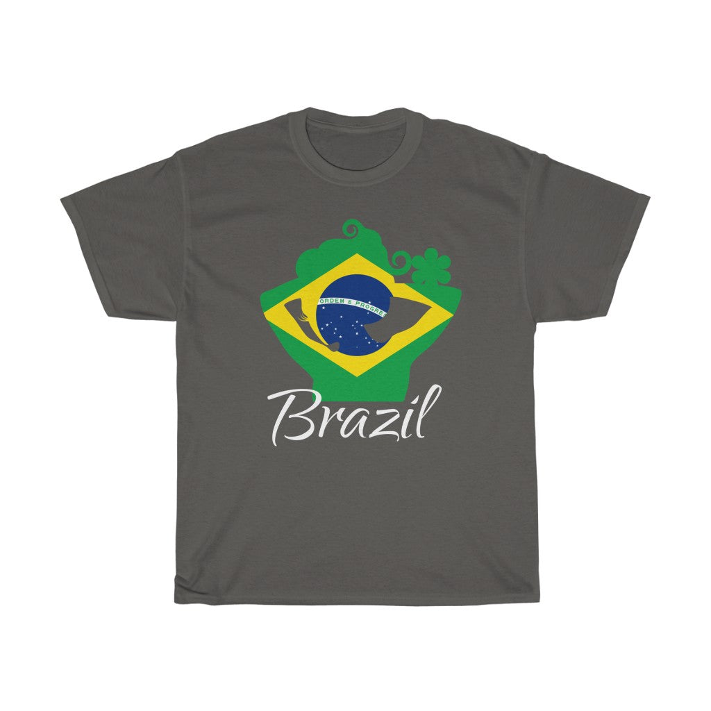Brazil Lady Flag Standard Tee 2 - Unisex