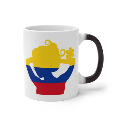 Colombia Lady Color Changing Mug