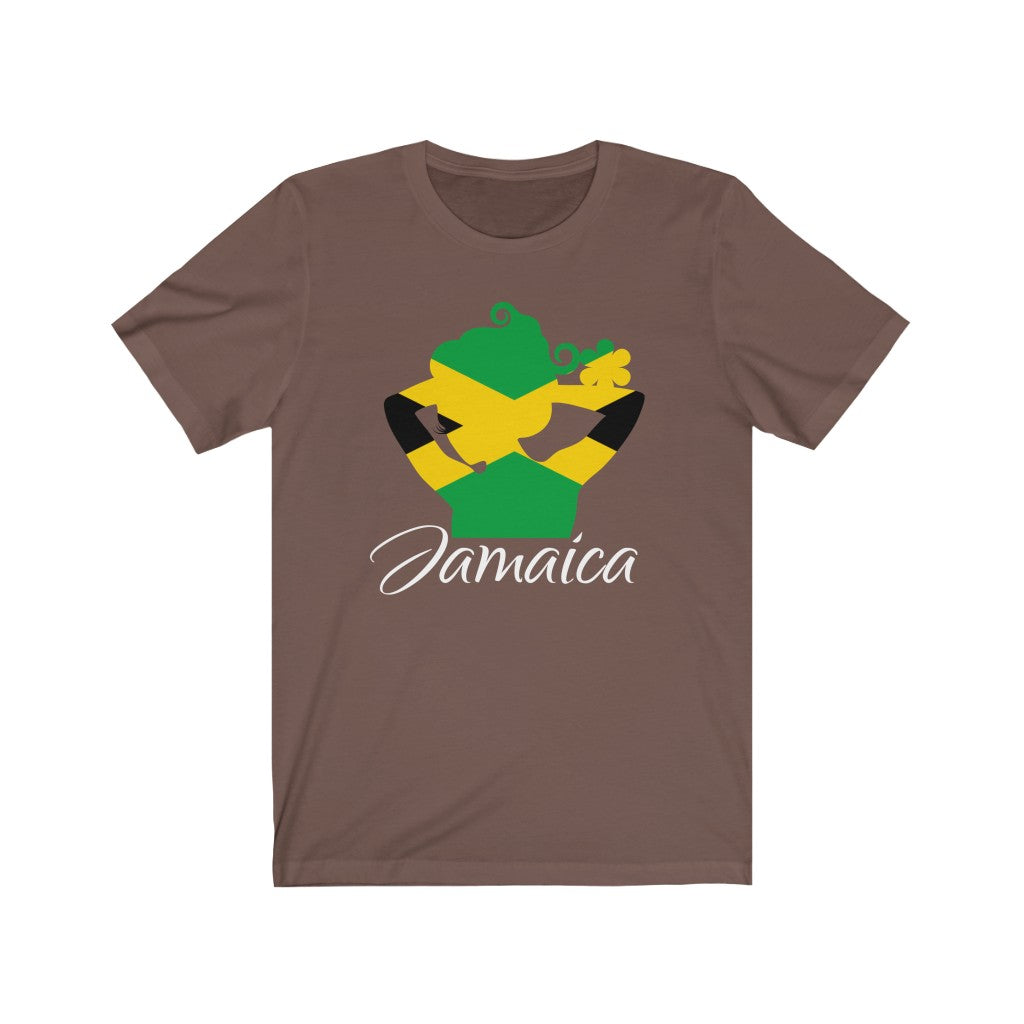 Jamaica Lady Flag Premium Tee 2 - Unisex