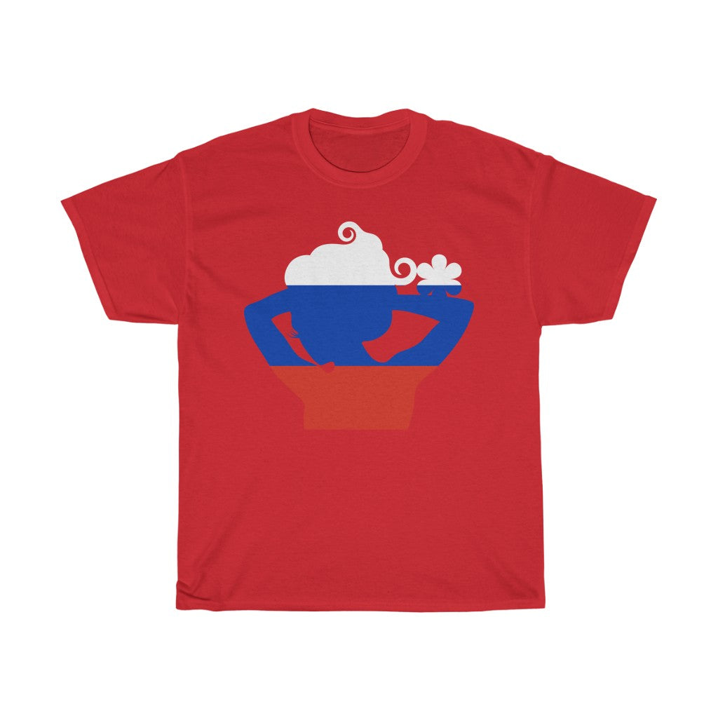 Russia Lady Flag Standard Tee - Unisex