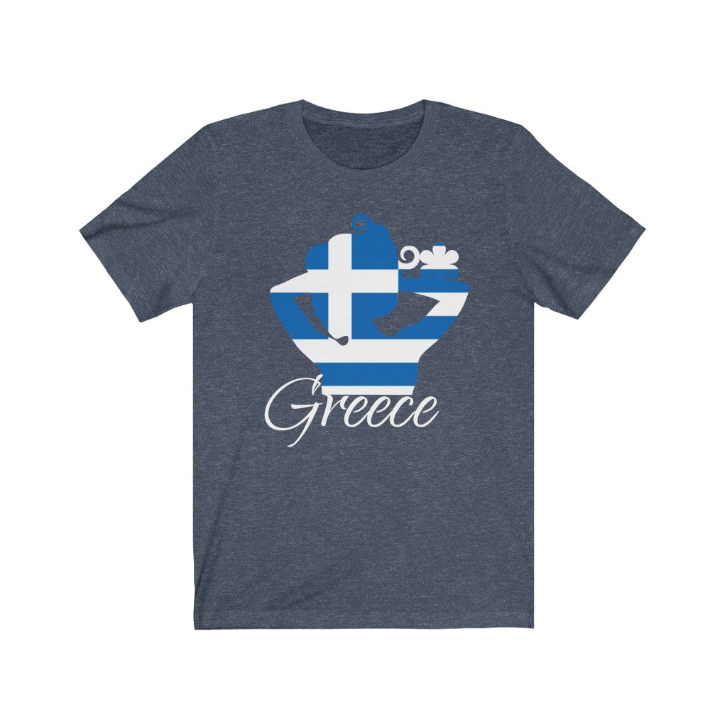 Greece Lady Flag Premium Tee 2 - Unisex