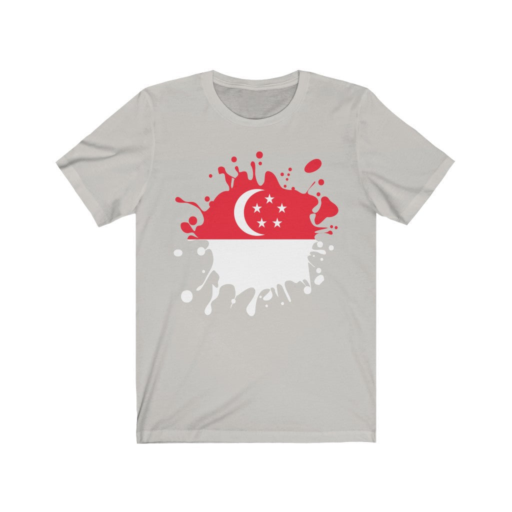 Singapore Splat Flag Premium Tee - Unisex