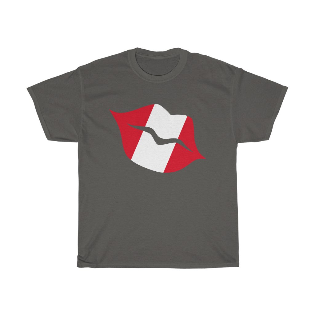 Peru Lips Flag Standard Tee - Unisex