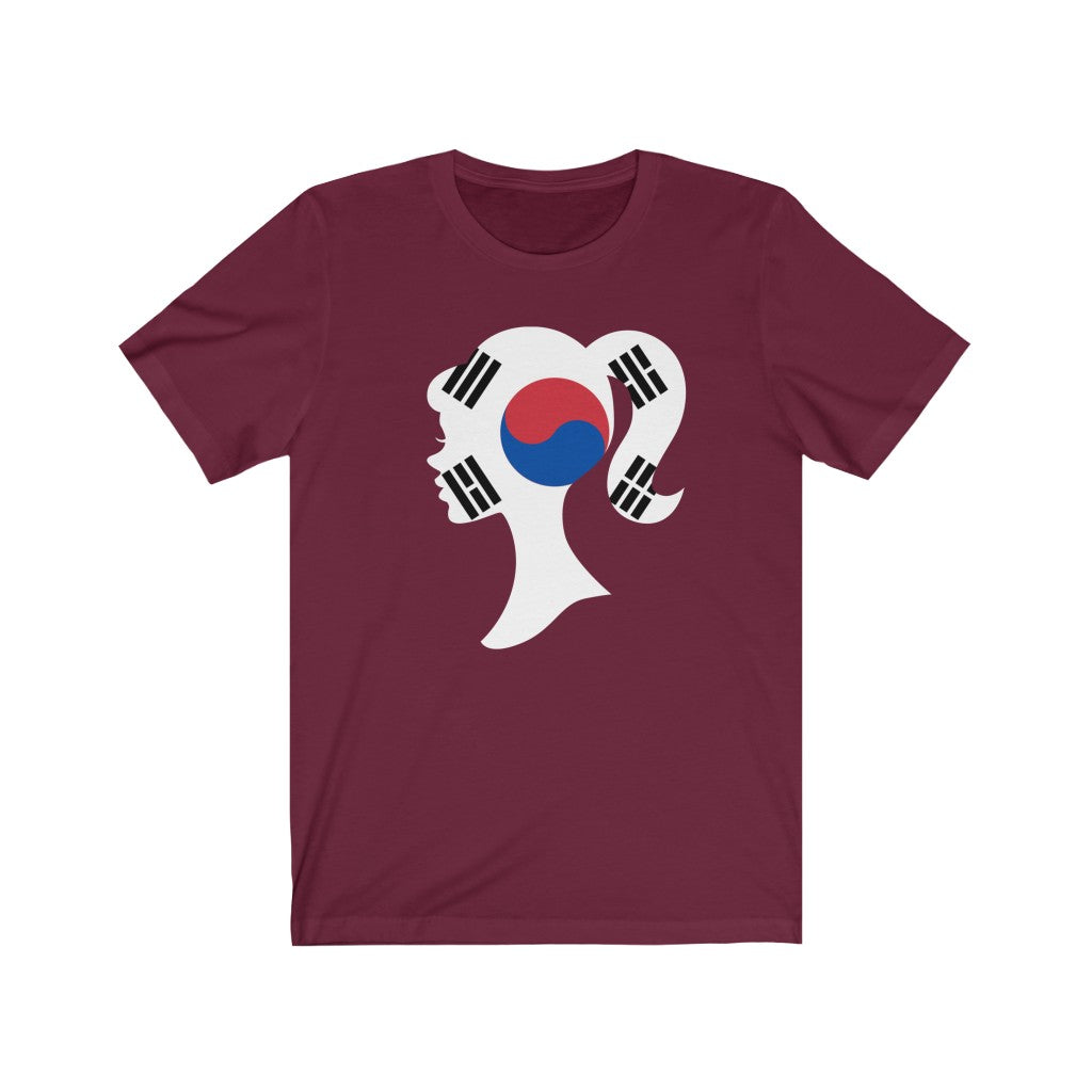 South Korea Girl Flag Premium Tee - Unisex