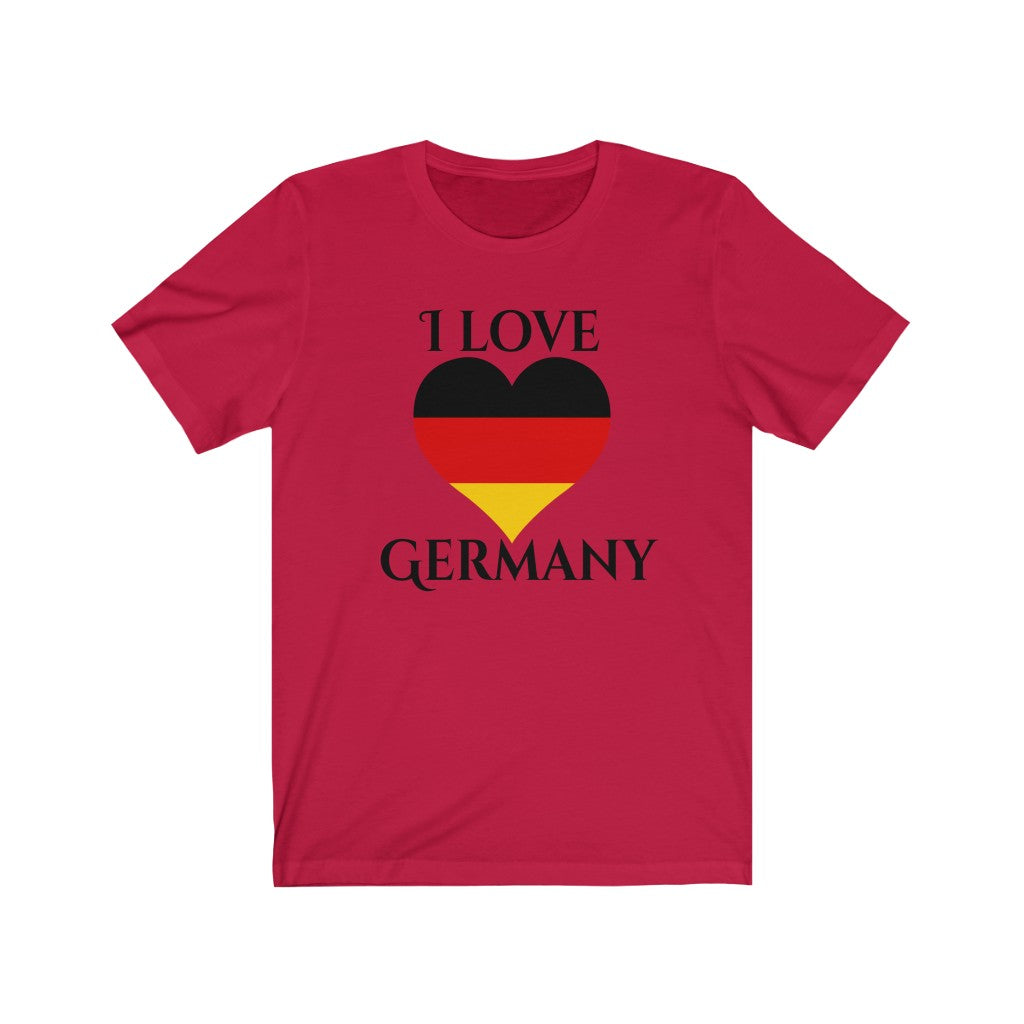 Germany Heart Flag Premium Tee 1 - Unisex