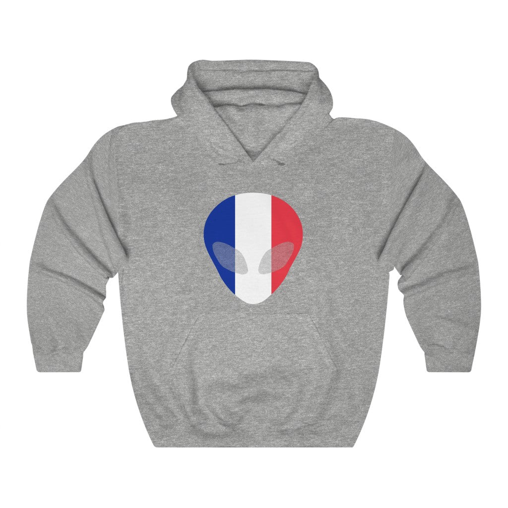 France Alien Flag Hoodie Sweatshirt - Unisex