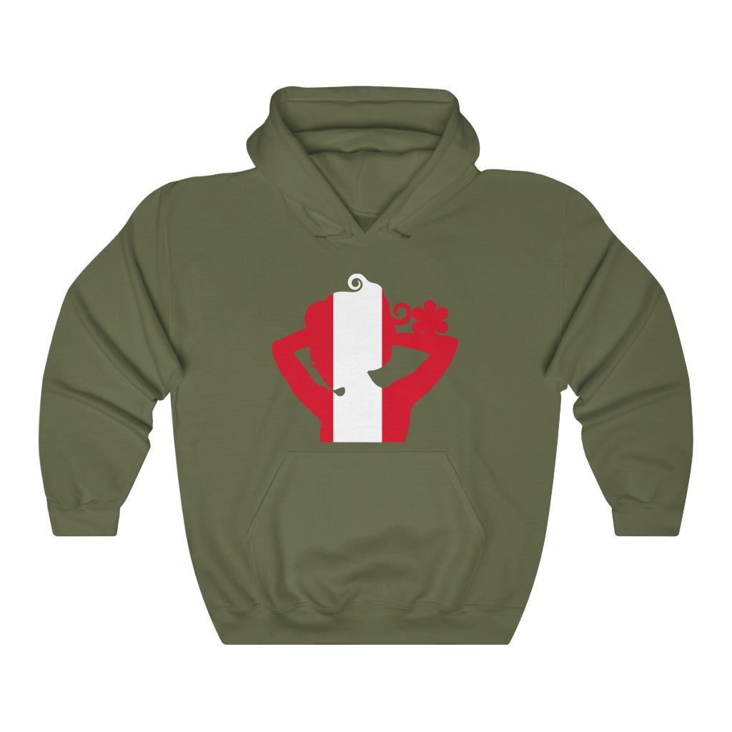 Peru Lady Flag Hoodie Sweatshirt - Unisex