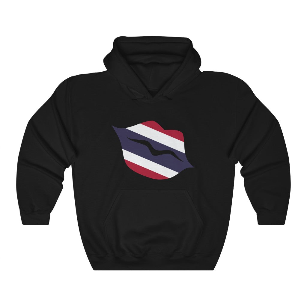 Thailand Lips Flag Hoodie Sweatshirt - Unisex
