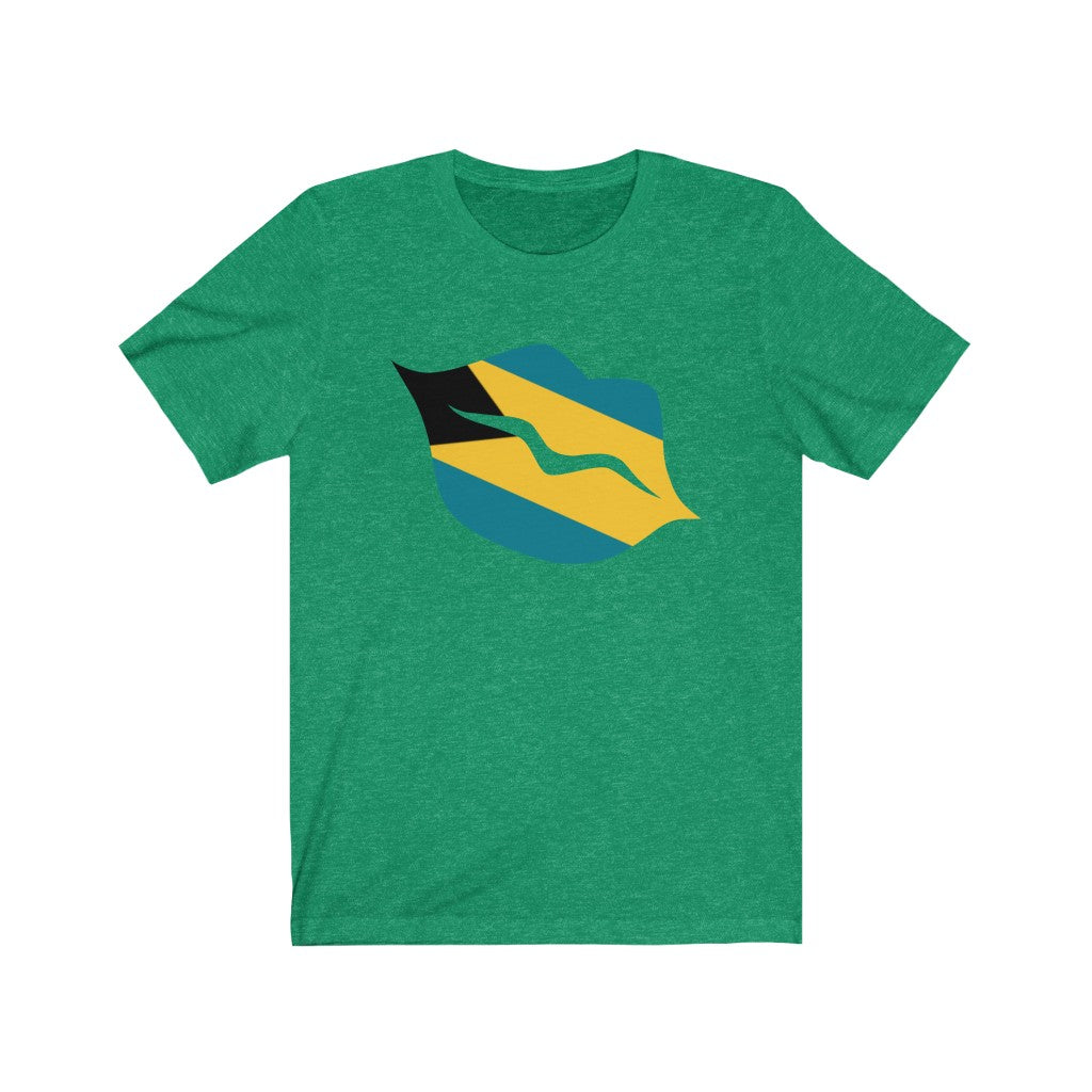 Bahamas Lips Flag Premium Tee - Unisex