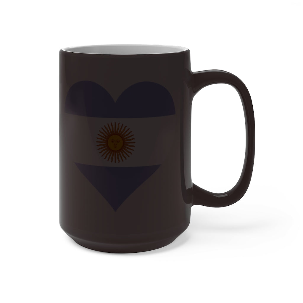 Argentina Heart Color Changing Mug
