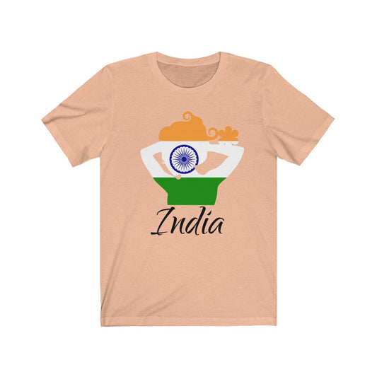 India Lady Flag Premium Tee 1 - Unisex