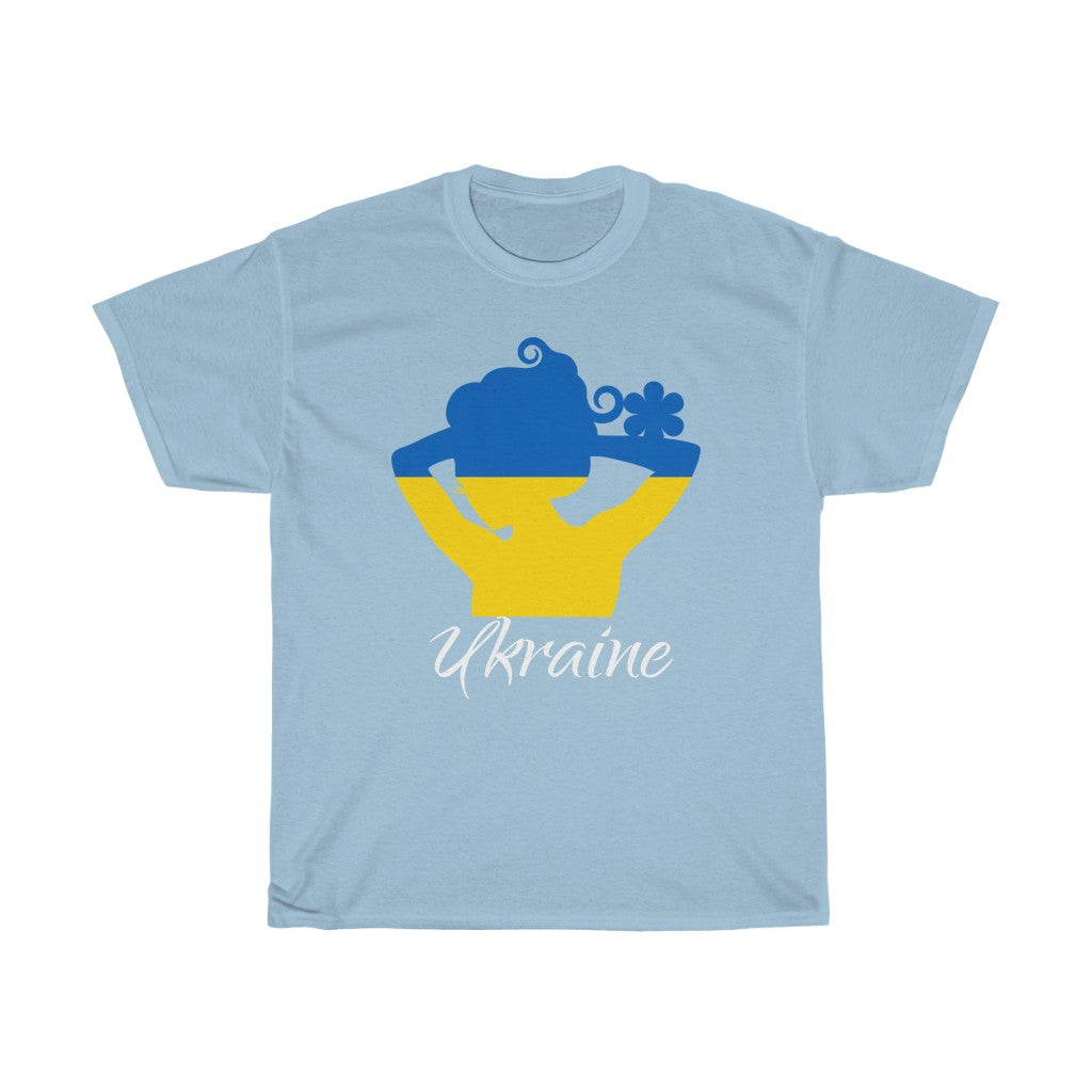 Ukraine Lady Flag Standard Tee 2 - Unisex