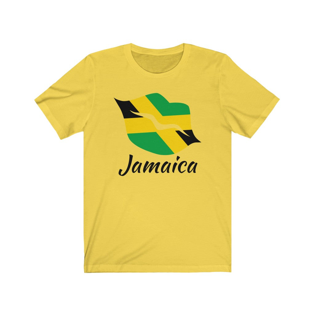 Jamaica Lips Flag Premium Tee 1 - Unisex