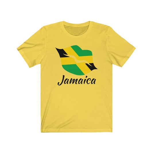 Jamaica Lips Flag Premium Tee 1 - Unisex