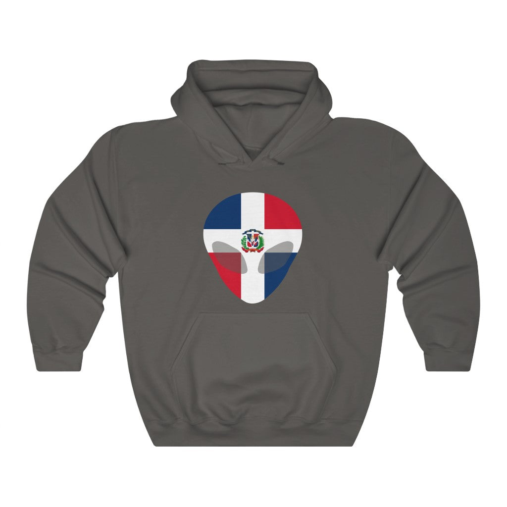 Dominican Republic Alien Flag Hoodie Sweatshirt - Unisex