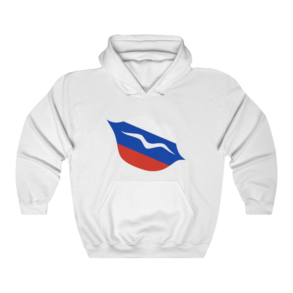 Russia Lips Flag Hoodie Sweatshirt - Unisex