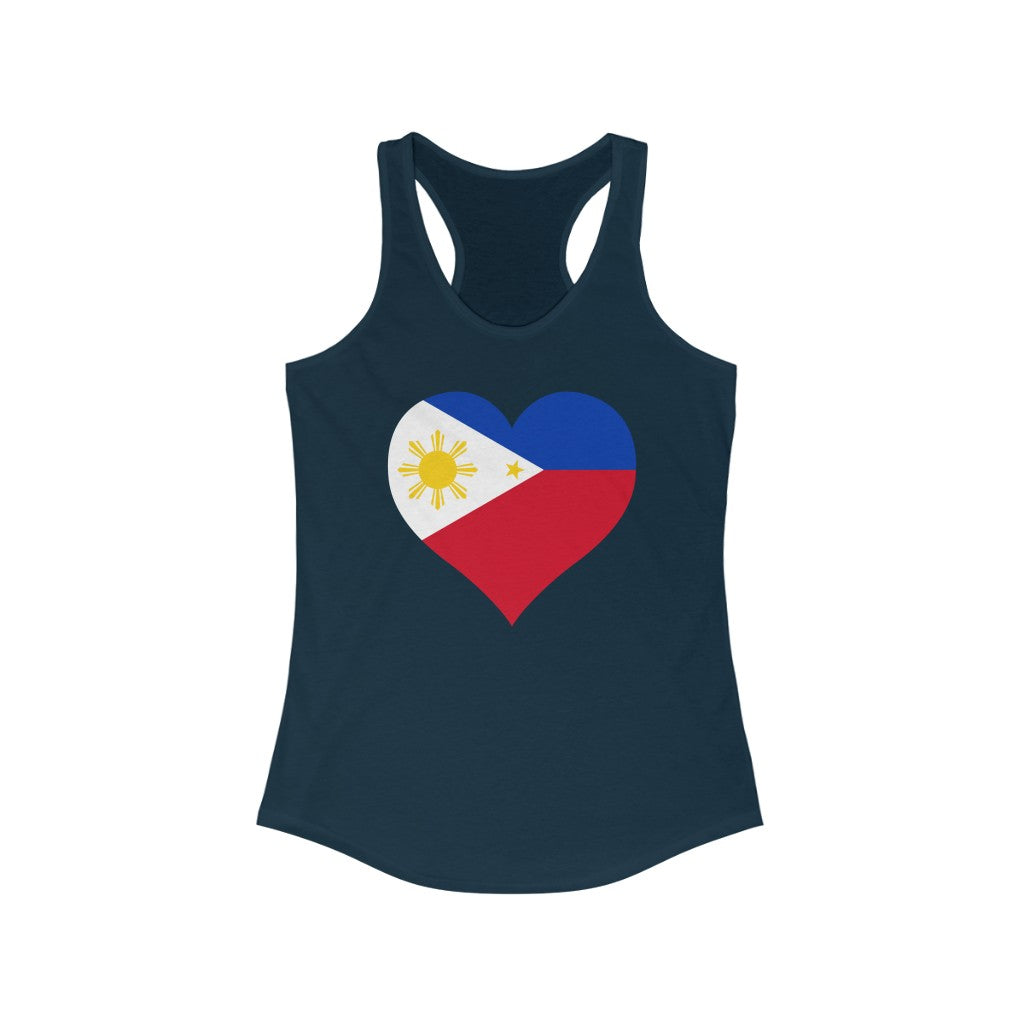 Philippines Heart Flag Tank - Women