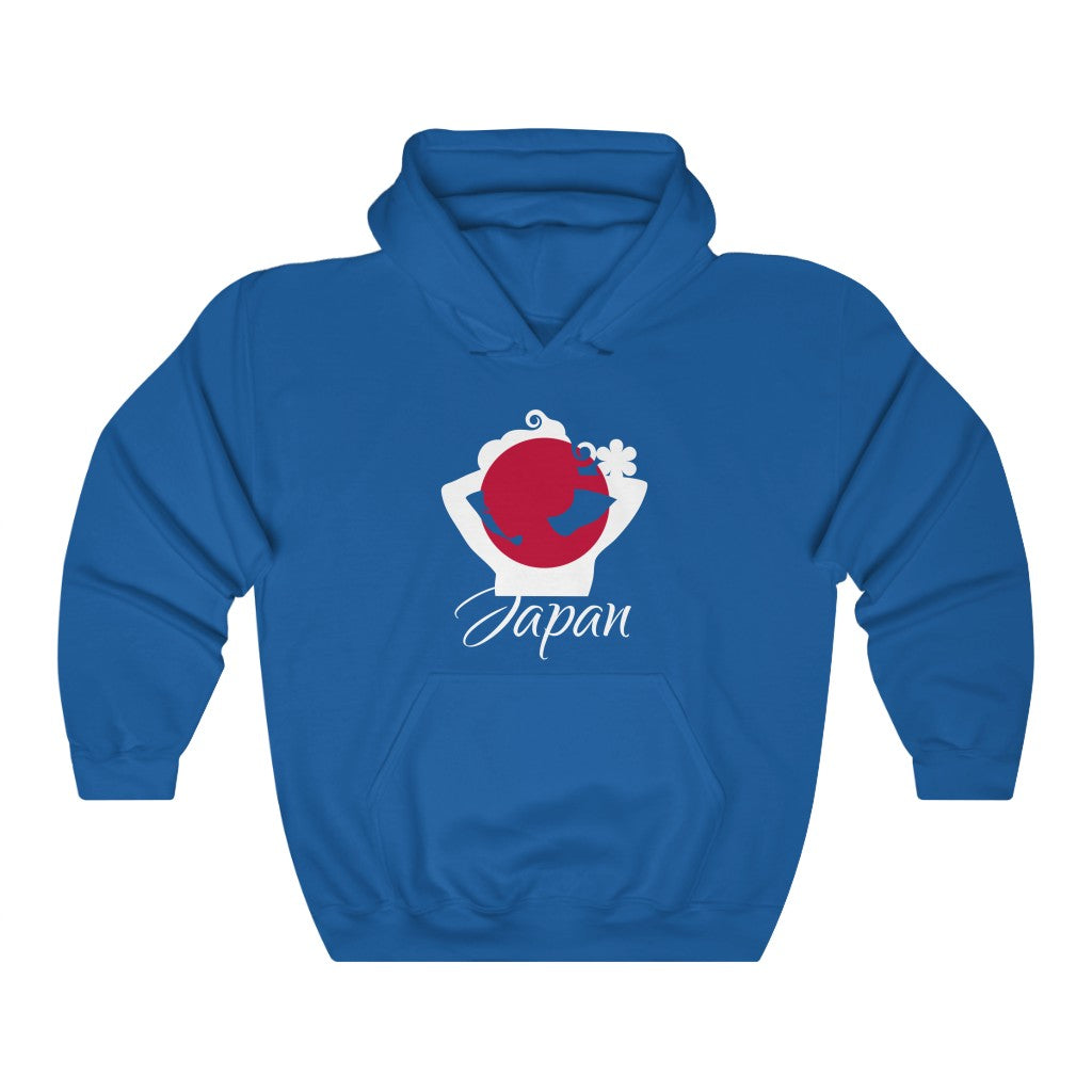 Japan Lady Flag Hoodie Sweatshirt 2 - Unisex