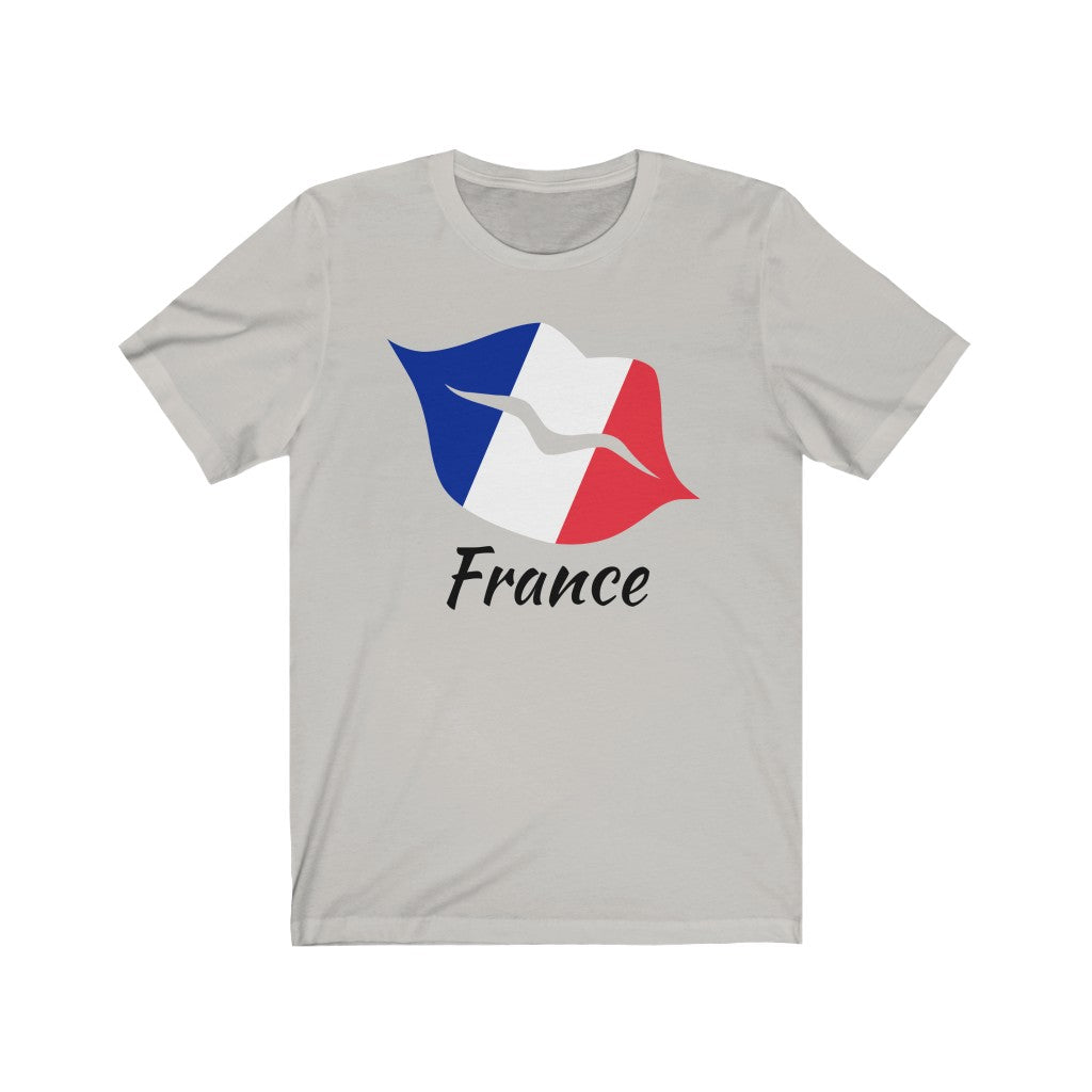 France Lips Flag Premium Tee 1 - Unisex