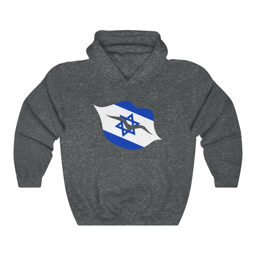 Israel Lips Flag Hoodie Sweatshirt - Unisex
