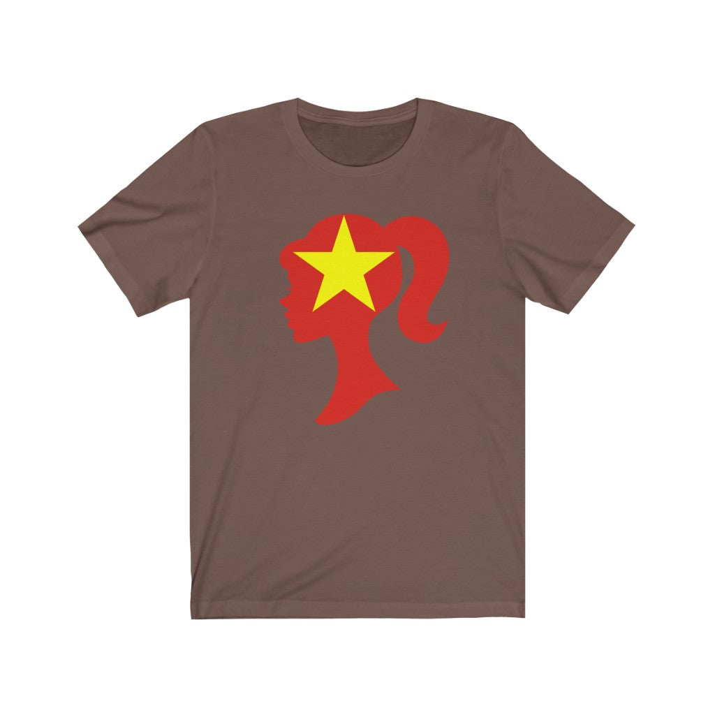 Vietnam Girl Flag Premium Tee - Unisex