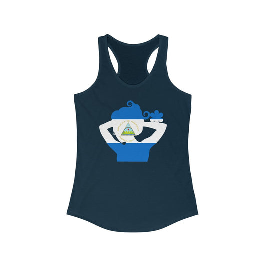 Nicaragua Lady Flag Tank – Women