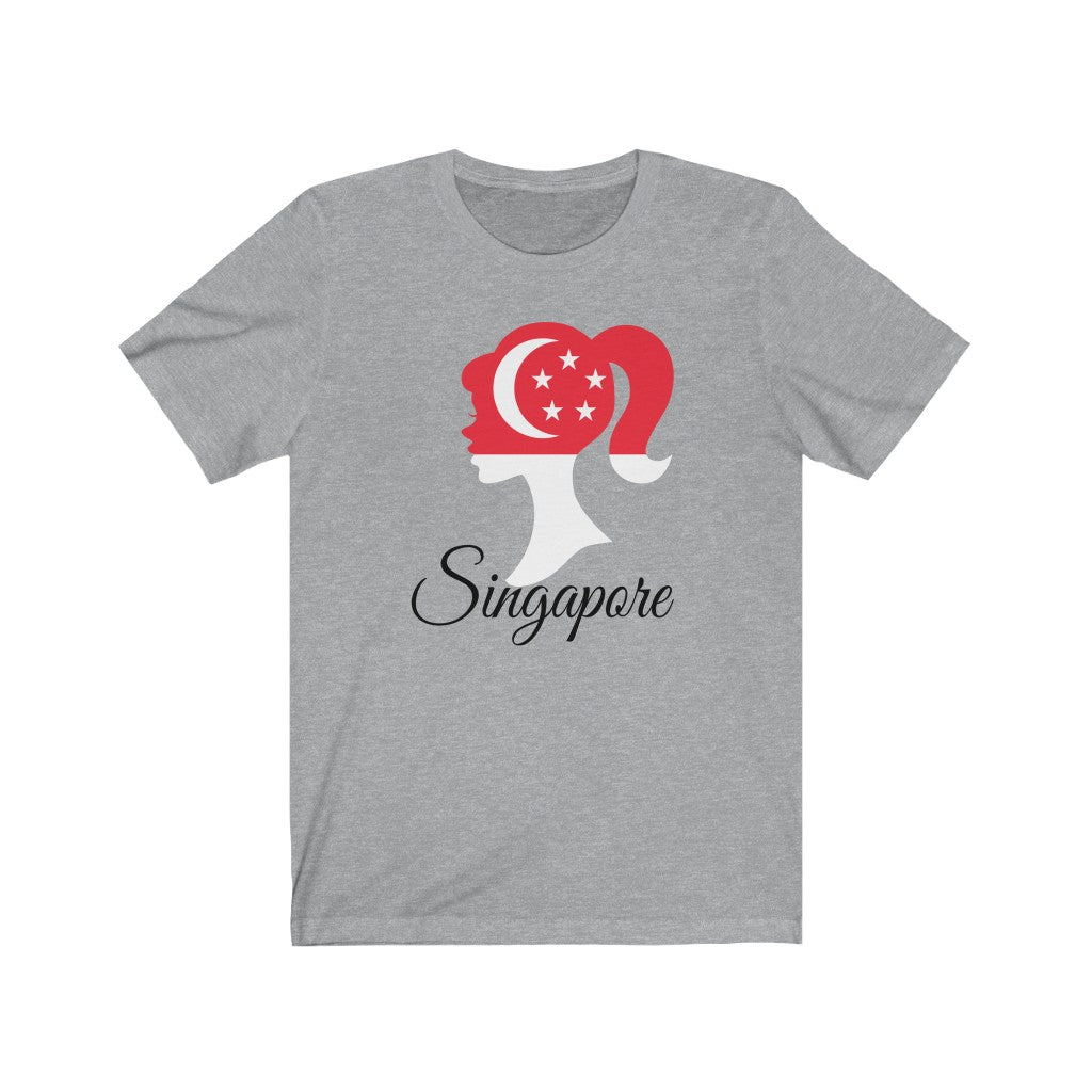 Singapore Girl Flag Premium Tee 1 - Unisex