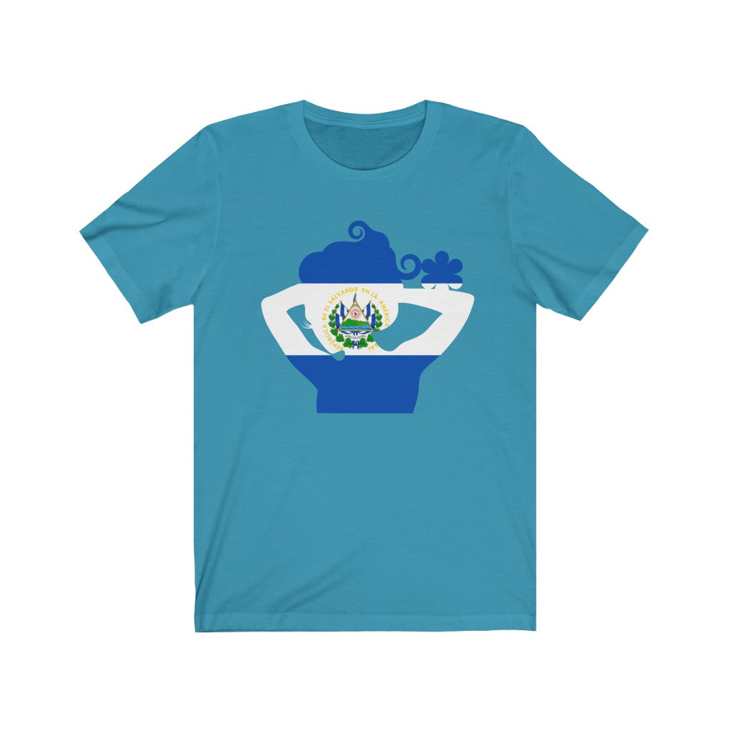 El Salvador Lady Flag Premium Tee - Unisex
