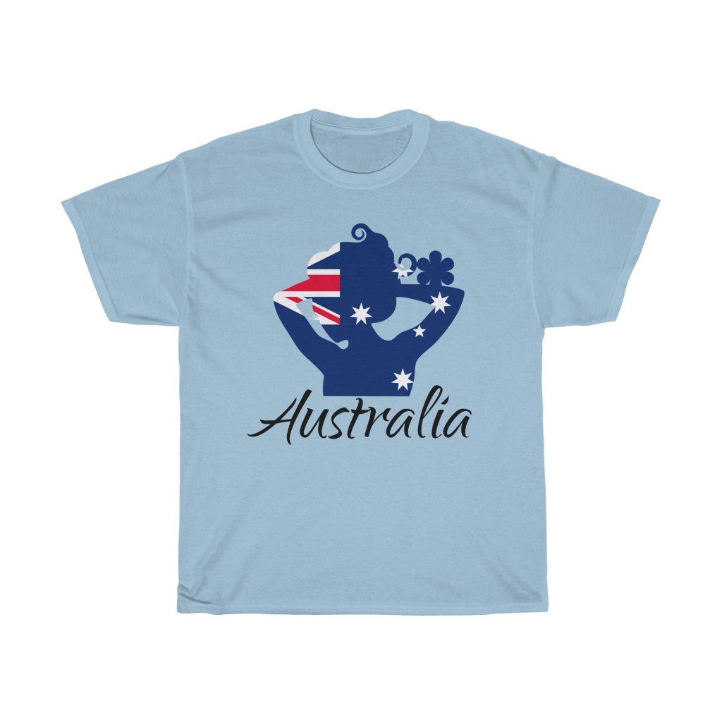Australia Lady Flag Standard Tee 1 - Unisex