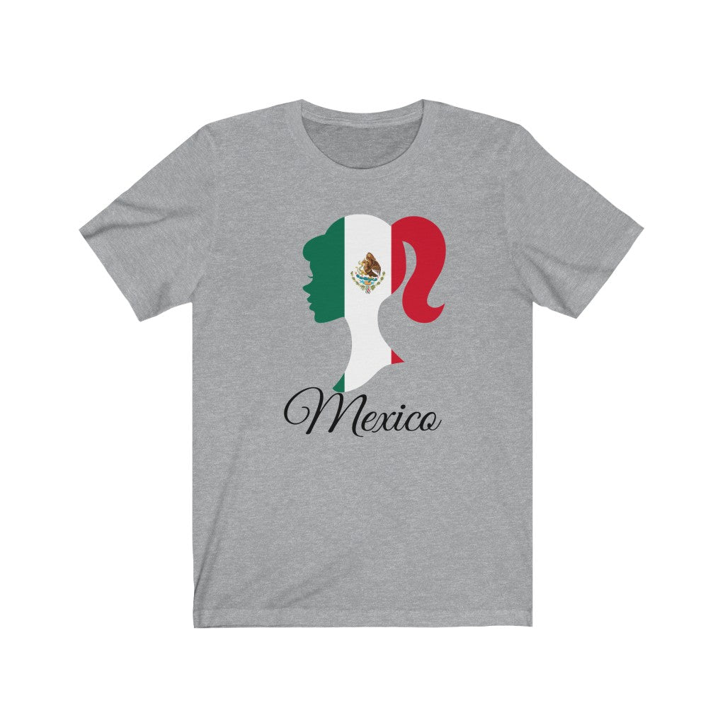 Mexico Girl Flag Premium Tee 1 - Unisex