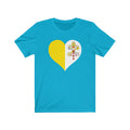 Holy See Heart Flag Premium Tee - Unisex