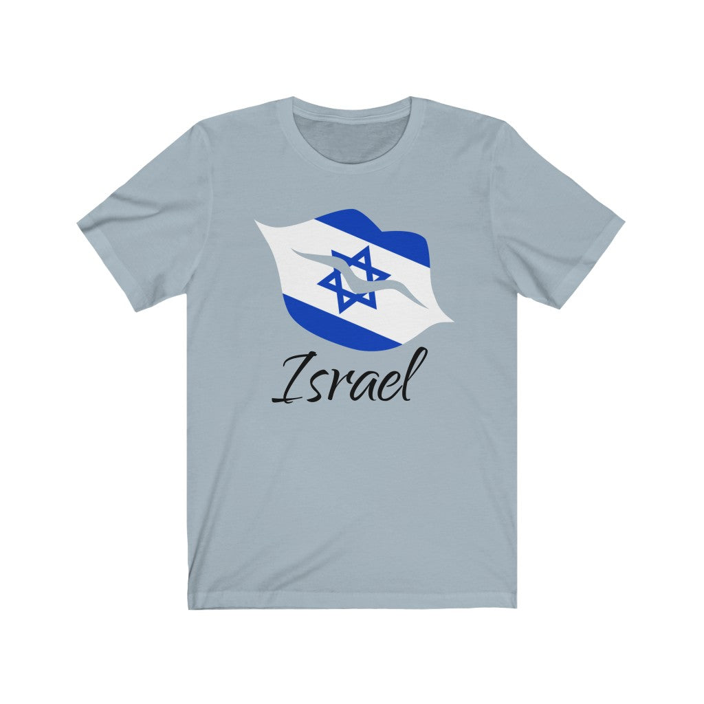 Israel Lips Flag Premium Tee 1 - Unisex