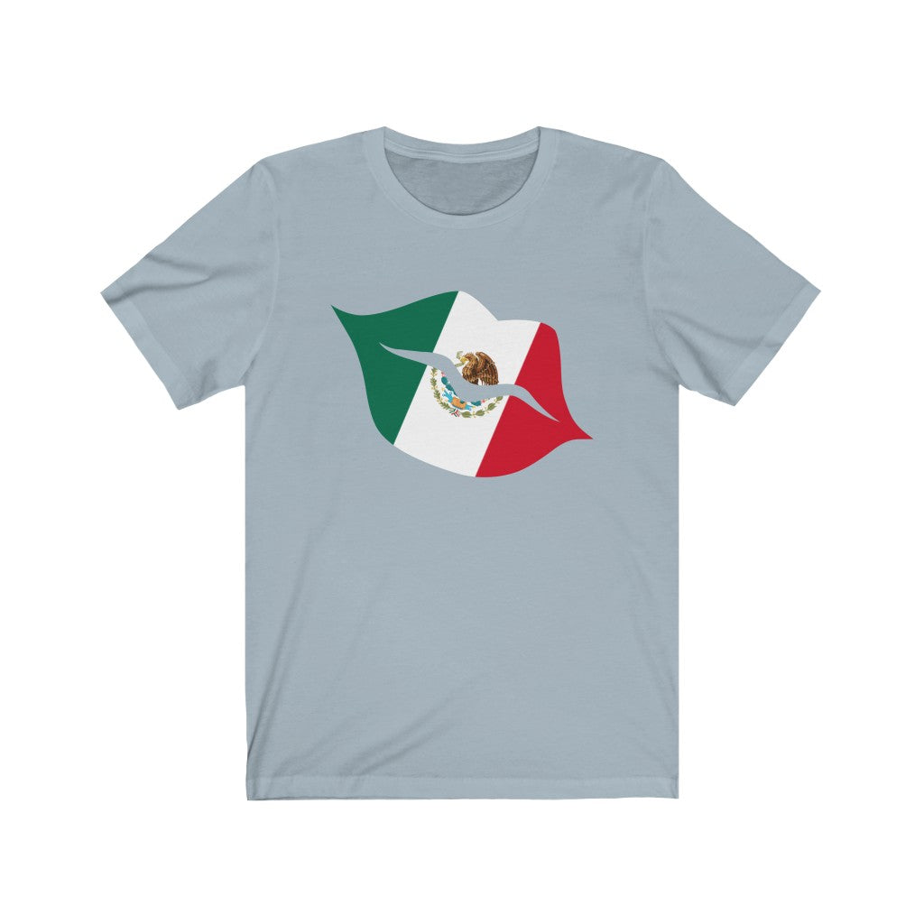 Mexico Lips Flag Premium Tee - Unisex