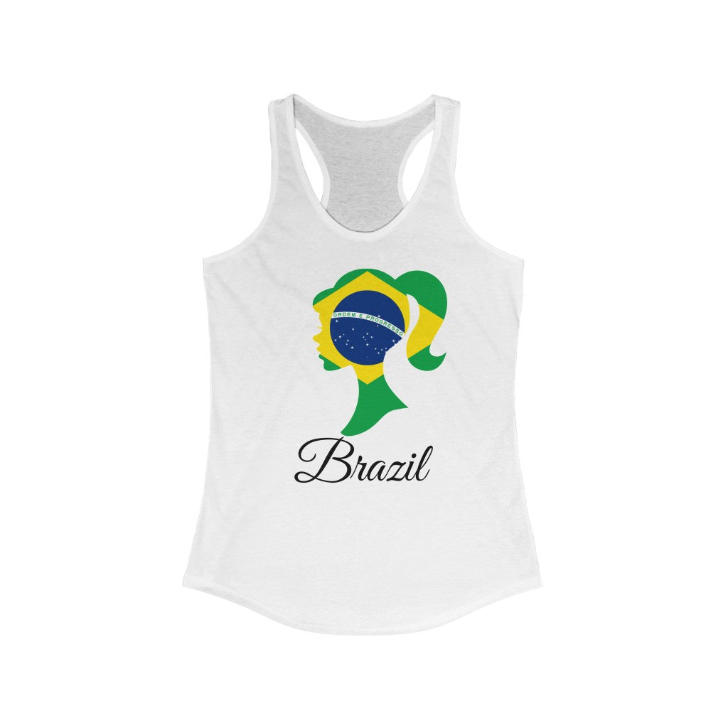 Brazil Girl Flag Tank 1 - Women