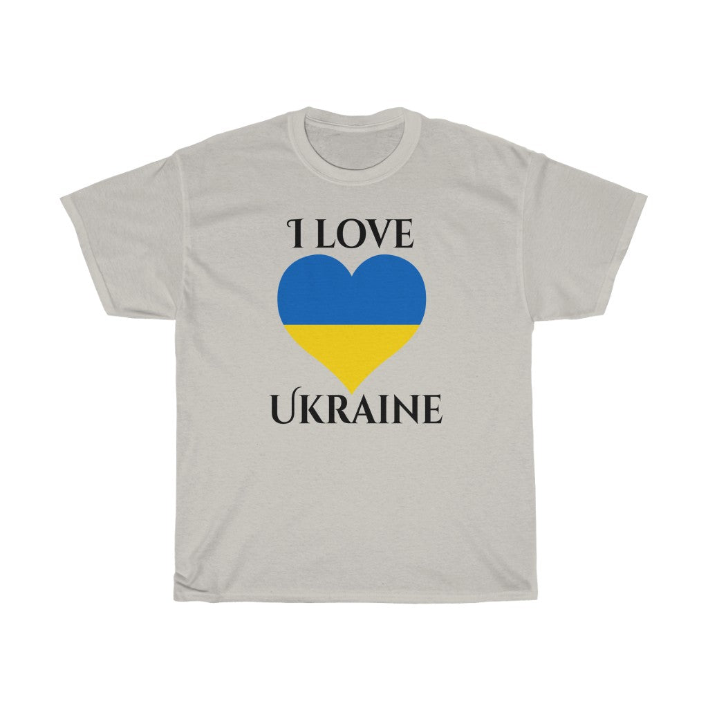 Ukraine Heart Flag Standard Tee 1 - Unisex