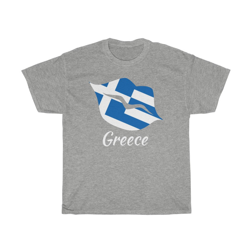 Greece Lips Flag Standard Tee 2 - Unisex