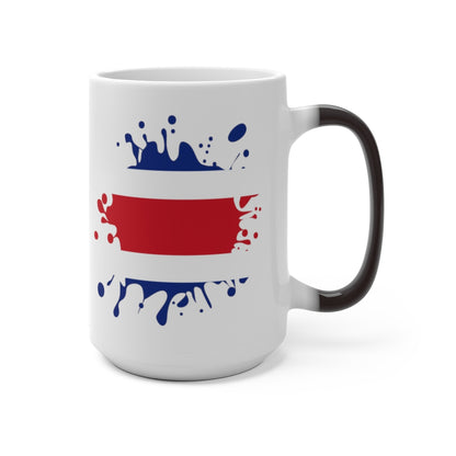 Costa Rica Splat Color Changing Mug