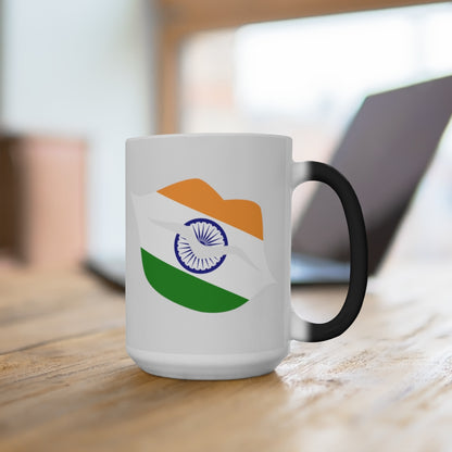 India Lips Color Changing Mug