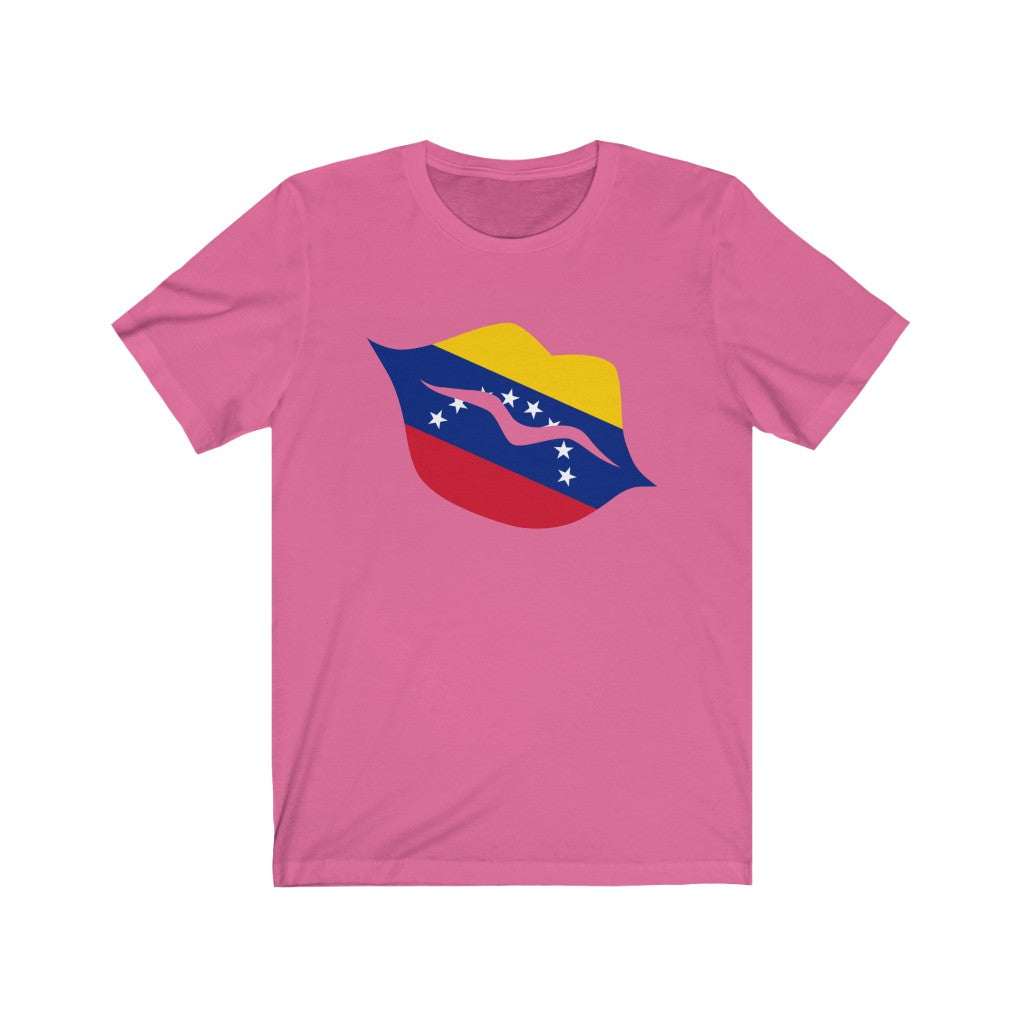 Venezuela Lips Flag Premium Tee - Unisex